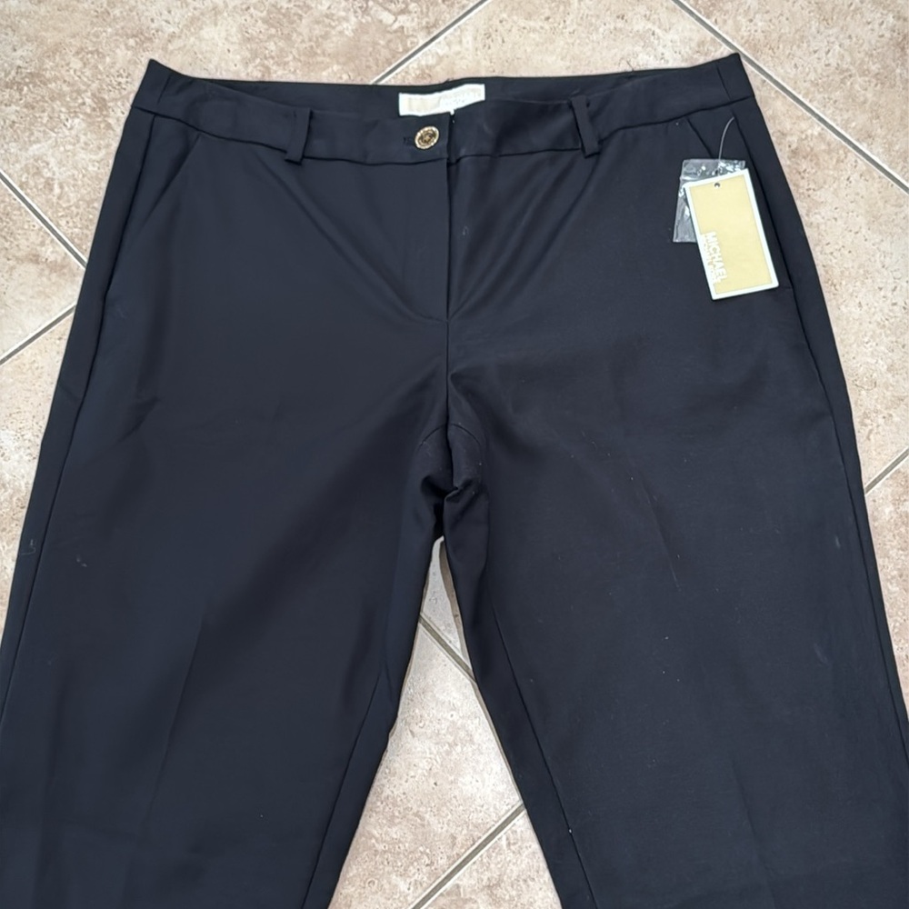 Michael Kors Black womens  Dress Pants NWT 10 - Picture 2 of 9